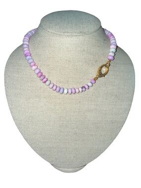 The Woods Fine Jewelry pink opal beaded necklace